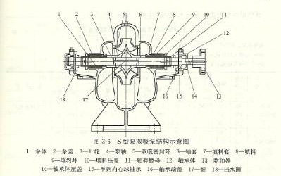雙吸泵組成結構圖
