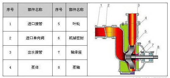 熱水循環泵結構圖片